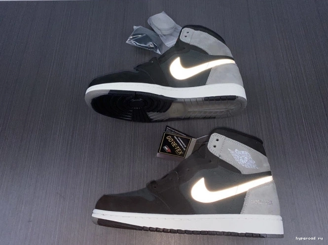 Grey Jordan High Black Gore-Tex Particle Element 1 Retro DB2889-001 0901
